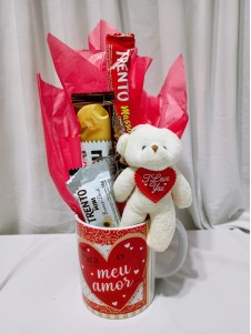  Caneca Com mini Ursinho